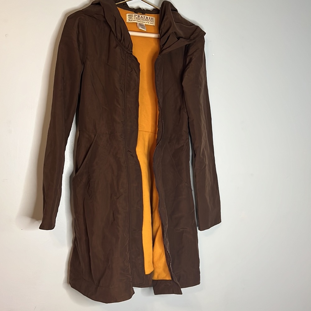 Prairie Underground Zip Tunic Hoodie Jacket lined in sweatshirt material